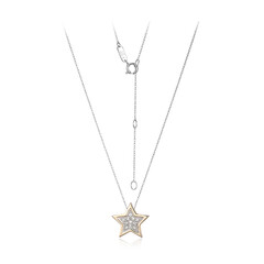 I1 (I) Diamant-Goldhalskette
