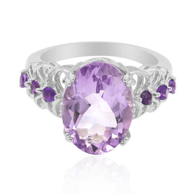 Bolivianischer Amethyst-Silberring