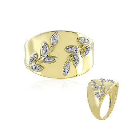 Lupenreiner (F) Brillant-Goldring (LUCENT DIAMONDS)