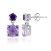 Amethyst-Silberohrringe