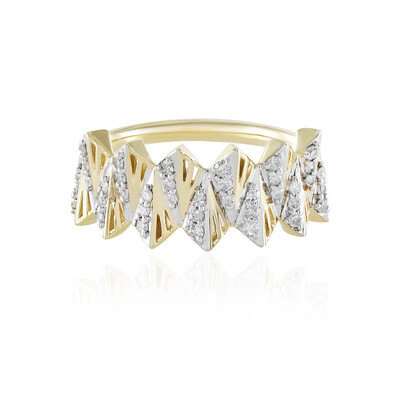 I2 (I) Diamant-Goldring (Ornaments by de Melo)