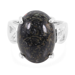 Leoparden-Opal-Silberring