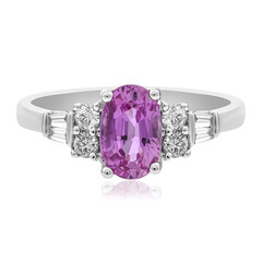 Pinkfarbener Saphir-Goldring (CIRARI)