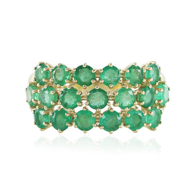 Sambia-Smaragd-Goldring (de Melo)