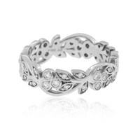 Lupenreiner (F) Brillant-Platinring (LUCENT DIAMONDS)