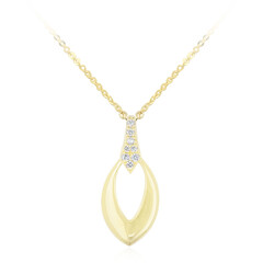 Lupenreiner (F) Brillant-Goldhalskette (LUCENT DIAMONDS)