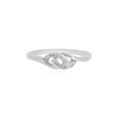 I2 (I) Diamant-Silberring