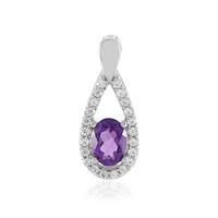 Sibirischer Amethyst-Silberanhänger