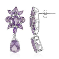 Amethyst-Silberohrringe