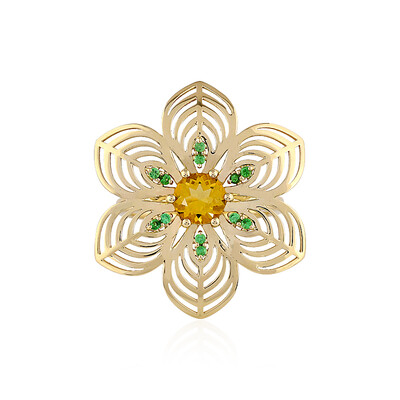Gelber Beryll-Goldring (Ornaments by de Melo)