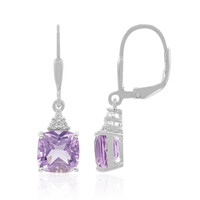 Amethyst-Silberohrringe