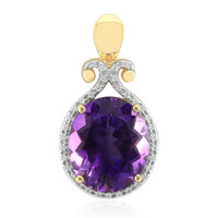 Marokkanischer Amethyst-Goldanhänger