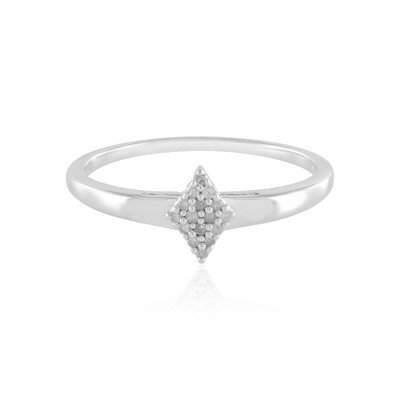 I2 (I) Diamant-Silberring