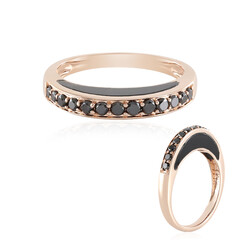 Schwarzer Onyx-Goldring (KM by Juwelo)