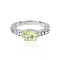 Ouro Verde-Quarz-Silberring
