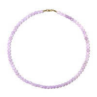 Lavendel-Amethyst-Silberhalskette