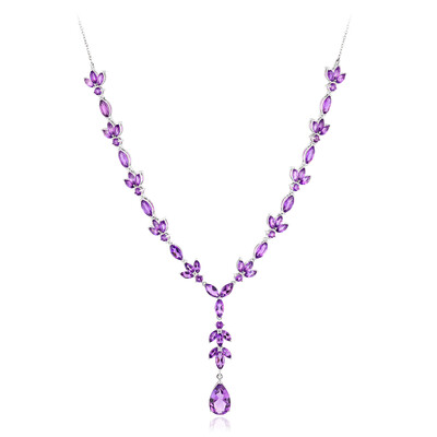Amethyst-Silbercollier
