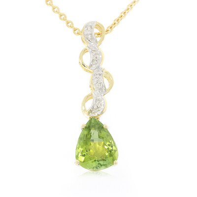 Paraiba-Turmalin-Goldhalskette (AMAYANI)
