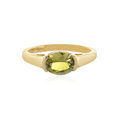 Gelber Tansanit-Goldring