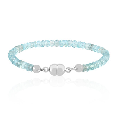 Schweizblauer Topas-Silberarmband