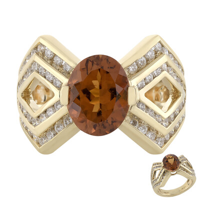 Oranger Turmalin-Goldring (de Melo)