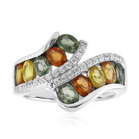 Saphir-Silberring