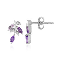 Amethyst-Silberohrringe