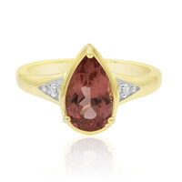 Roter Apatit-Goldring