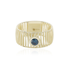 Blauer I2 Diamant-Goldring (Ornaments by de Melo)