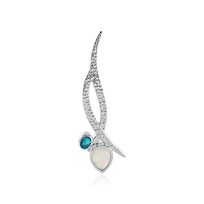 Opal-Silberanhänger (MONOSONO COLLECTION)