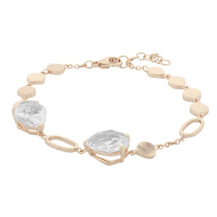 Weißer Quarz-Silberarmband (TPC)