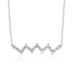 Zirkon-Silbercollier