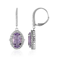 Amethyst-Silberohrringe