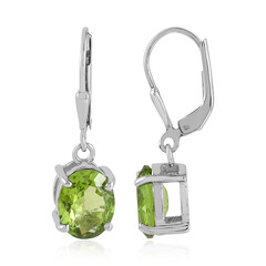 Peridot-Silberohrringe