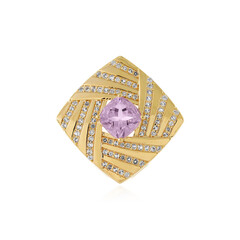 Lavendel-Amethyst-Silberanhänger