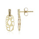 I2 Champagner-Brillant-Goldohrringe (Ornaments by de Melo)