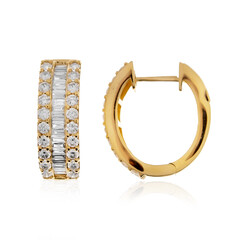 SI2 (H) Diamant-Goldohrringe (CIRARI)