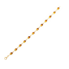 Baltischer Bernstein-Silberarmband