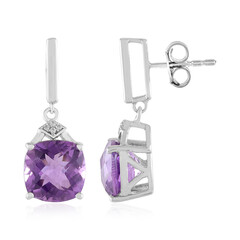 Amethyst-Silberohrringe