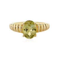 Gelber Tansanit-Goldring