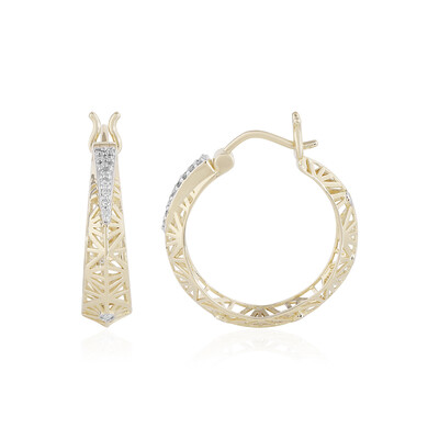 I1 (I) Diamant-Goldohrringe (Ornaments by de Melo)