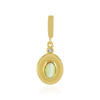 Chrysoberyll-Katzenauge-Silberanhänger