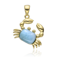 Larimar-Silberanhänger