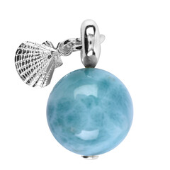 Larimar-Silberanhänger