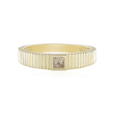 I2 Champagner-Diamant-Goldring (de Melo)