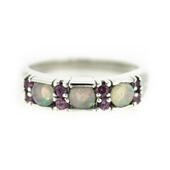 Welo-Opal-Silberring
