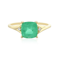 Äthiopischer Smaragd-Goldring (AMAYANI)