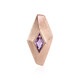 Lavendel-Amethyst-Silberanhänger (MONOSONO COLLECTION)