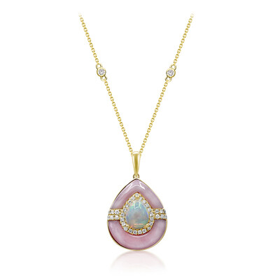 AAA-Welo-Opal-Goldhalskette (CIRARI)