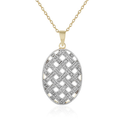 I3 (I) Diamant-Silberhalskette